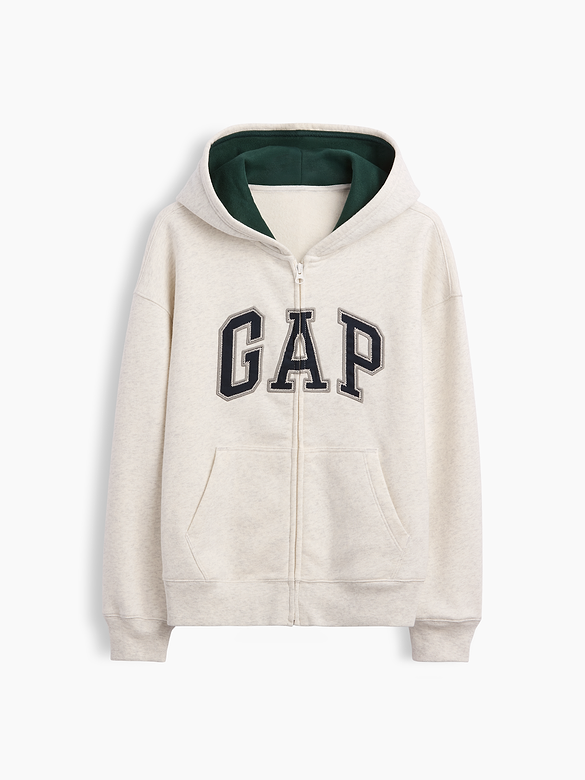 Kids VintageSoft Logo Zip Hoodie