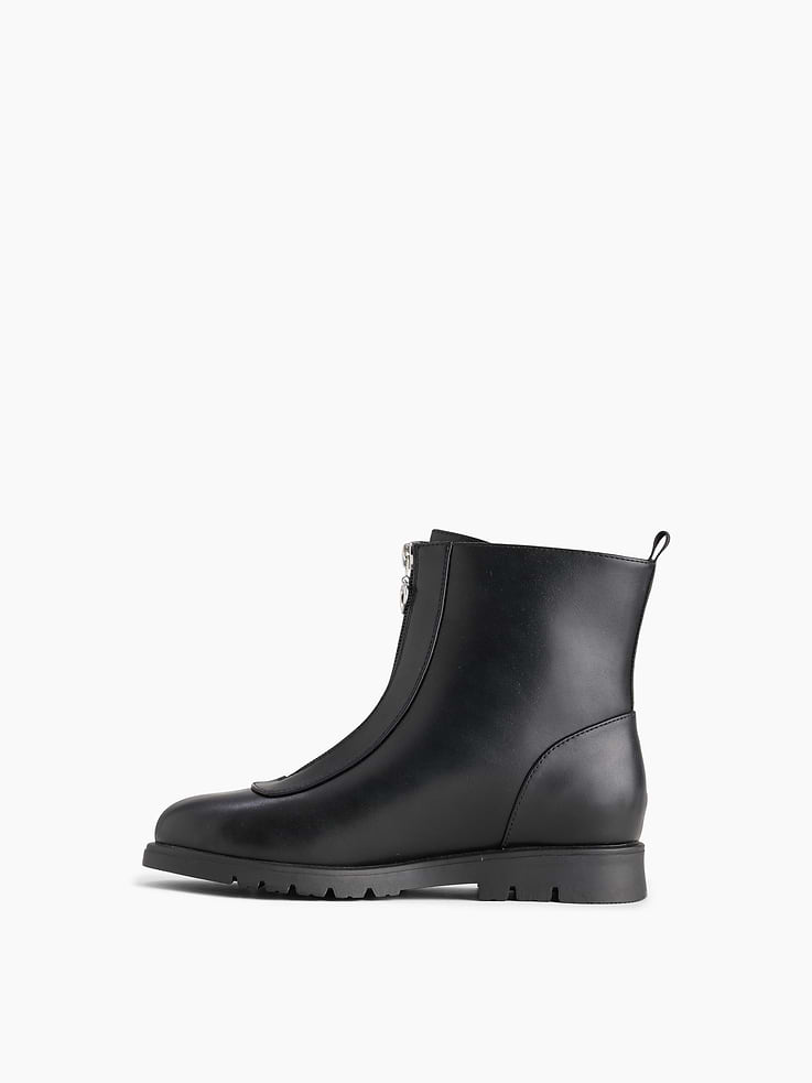 Image number 4 showing, Kids Vegan Leather Zip-Front Boots
