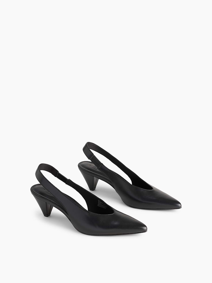 Image number 2 showing, Vegan Leather Slingback Mules