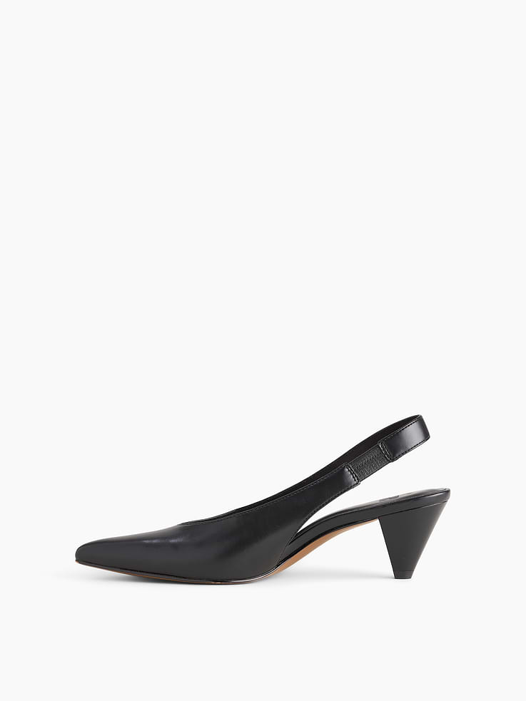Image number 4 showing, Vegan Leather Slingback Mules