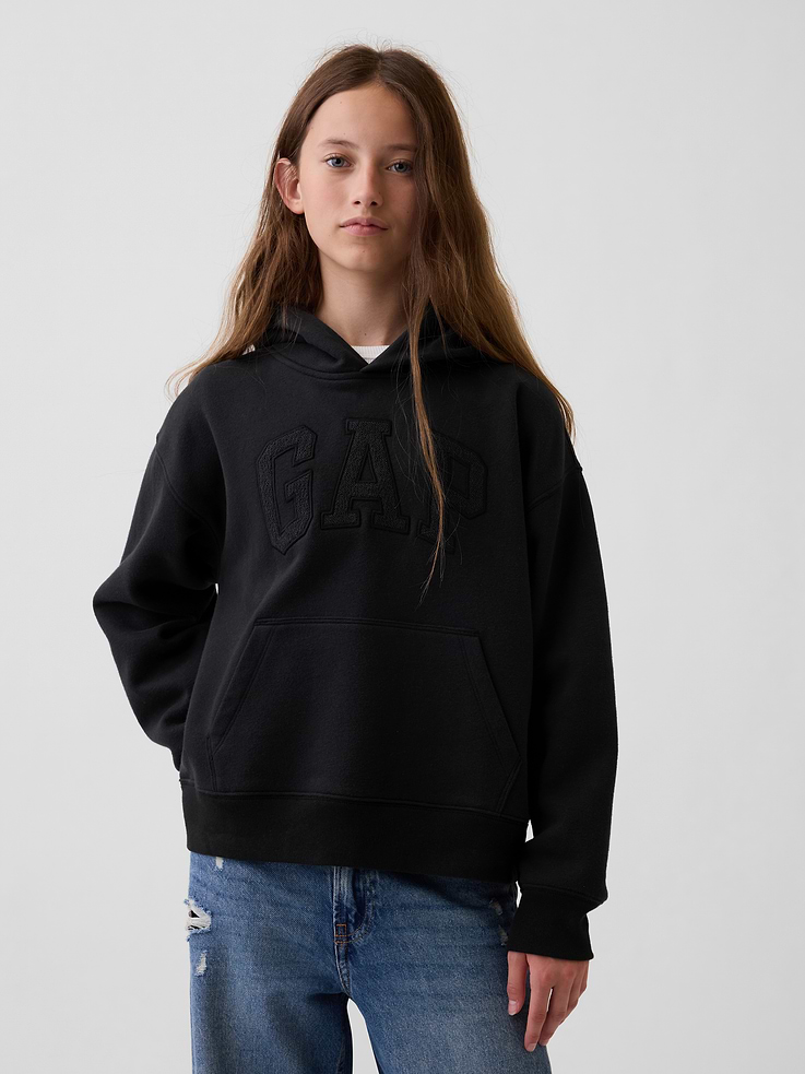 Image 2 of 6, Kids VintageSoft Relaxed Logo Hoodie