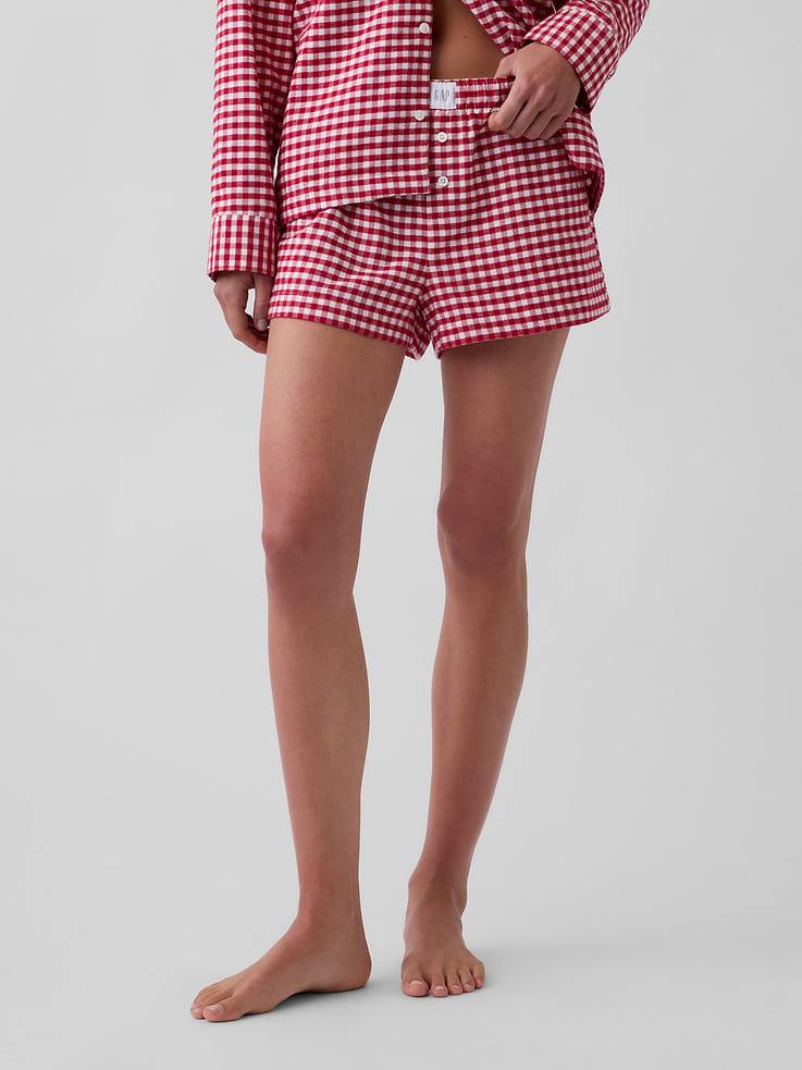 Image number 2 showing, Softest Flannel PJ Boxer Shorts