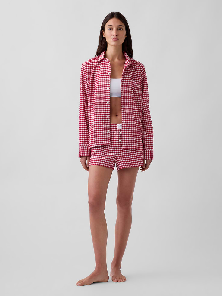 Image number 1 showing, Softest Flannel PJ Boxer Shorts