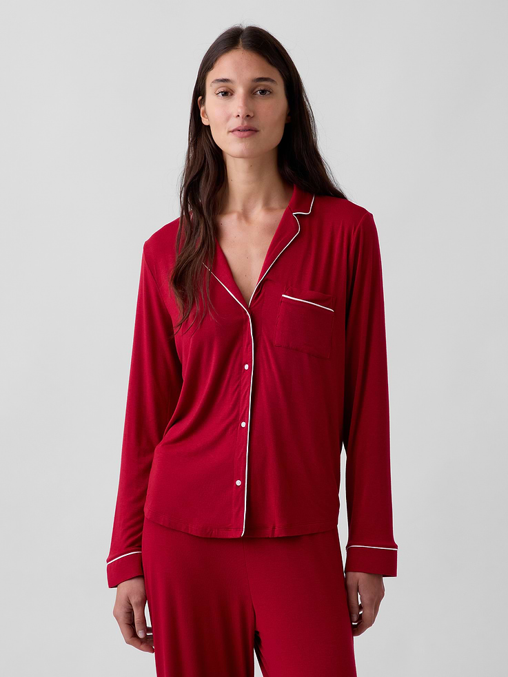 L'image numéro 1 présente Haut de pyjama en modal PureDouceur