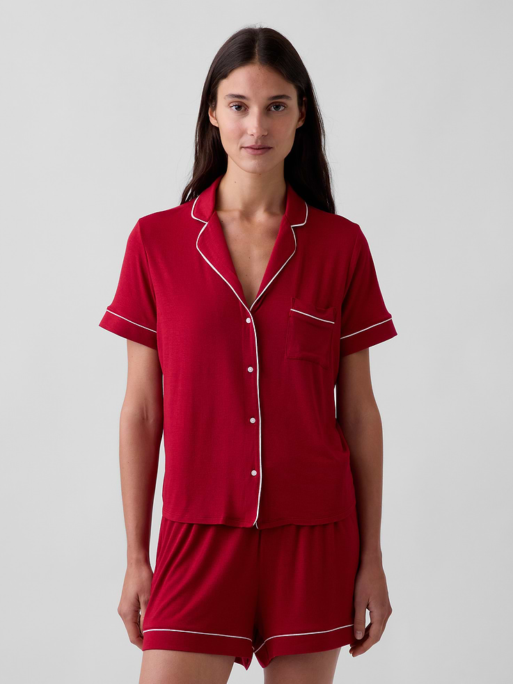 L'image numéro 1 présente Haut de pyjama en modal PureDouceur