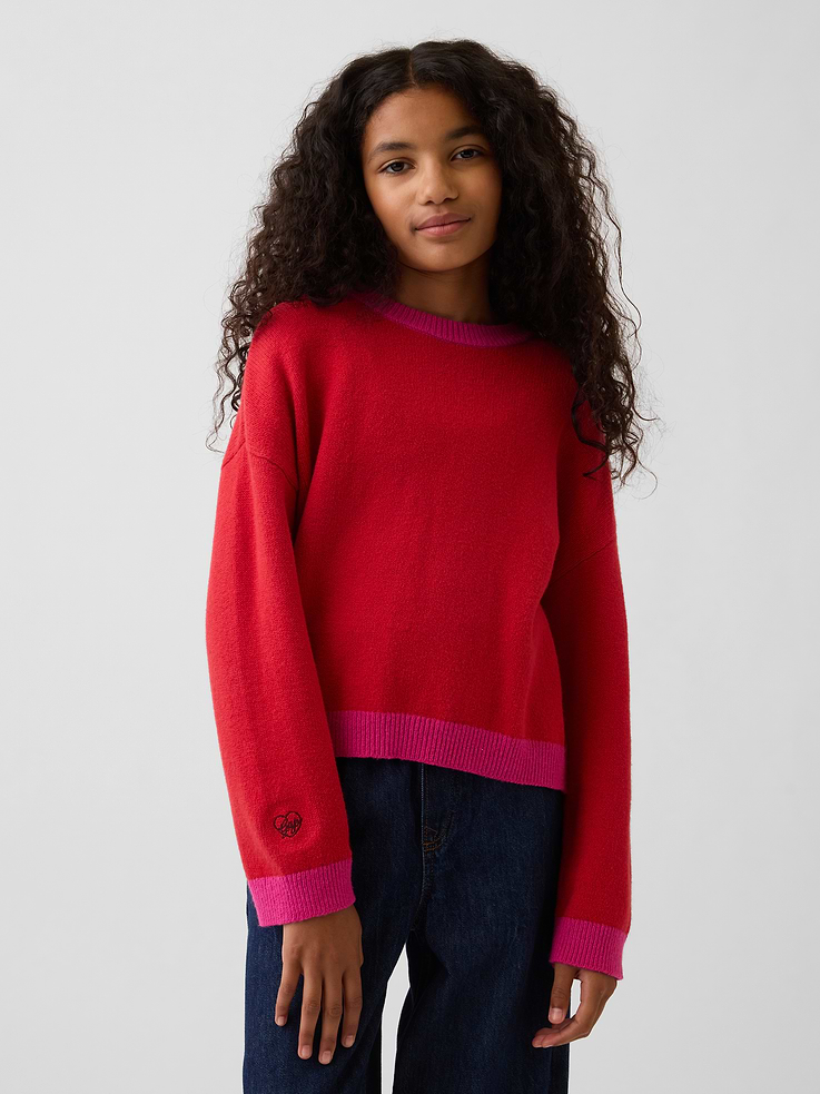 Image number 1 showing, Kids CashSoft Oversized Sweater
