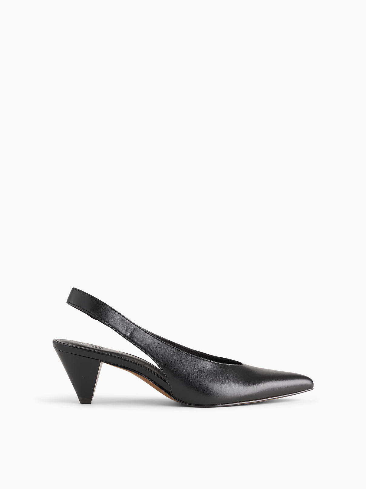 Vegan Leather Slingback Mules