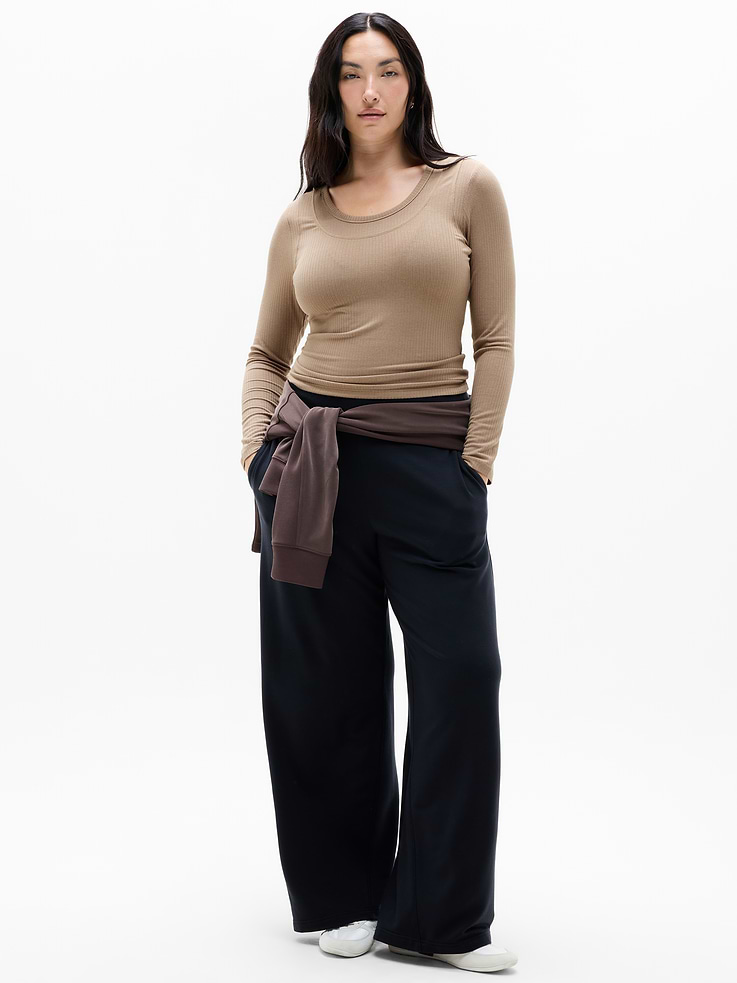 Image 4 of 5, Perfect Rib Layered Top
