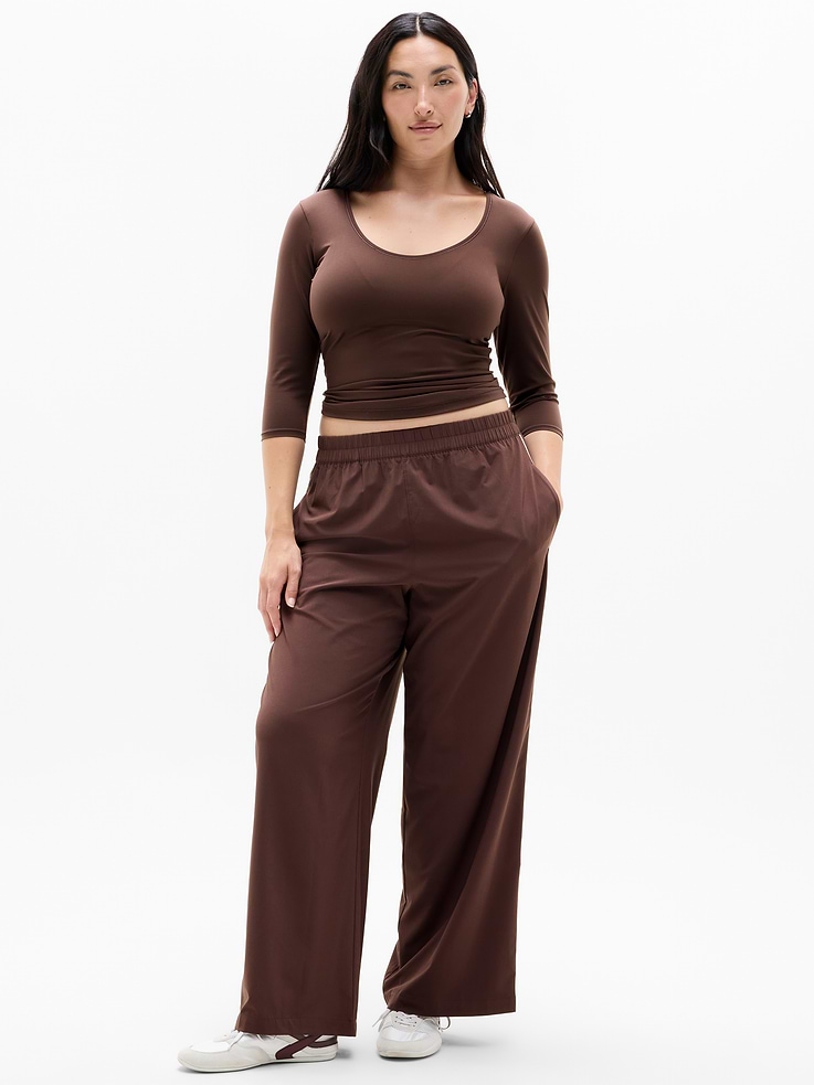 Image 2 of 6, Bodymove Scoop Midi Sleeve Tee