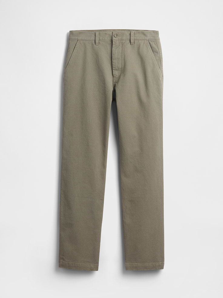 Image number 6 showing, Heavyweight Twill Relaxed Straight Khakis