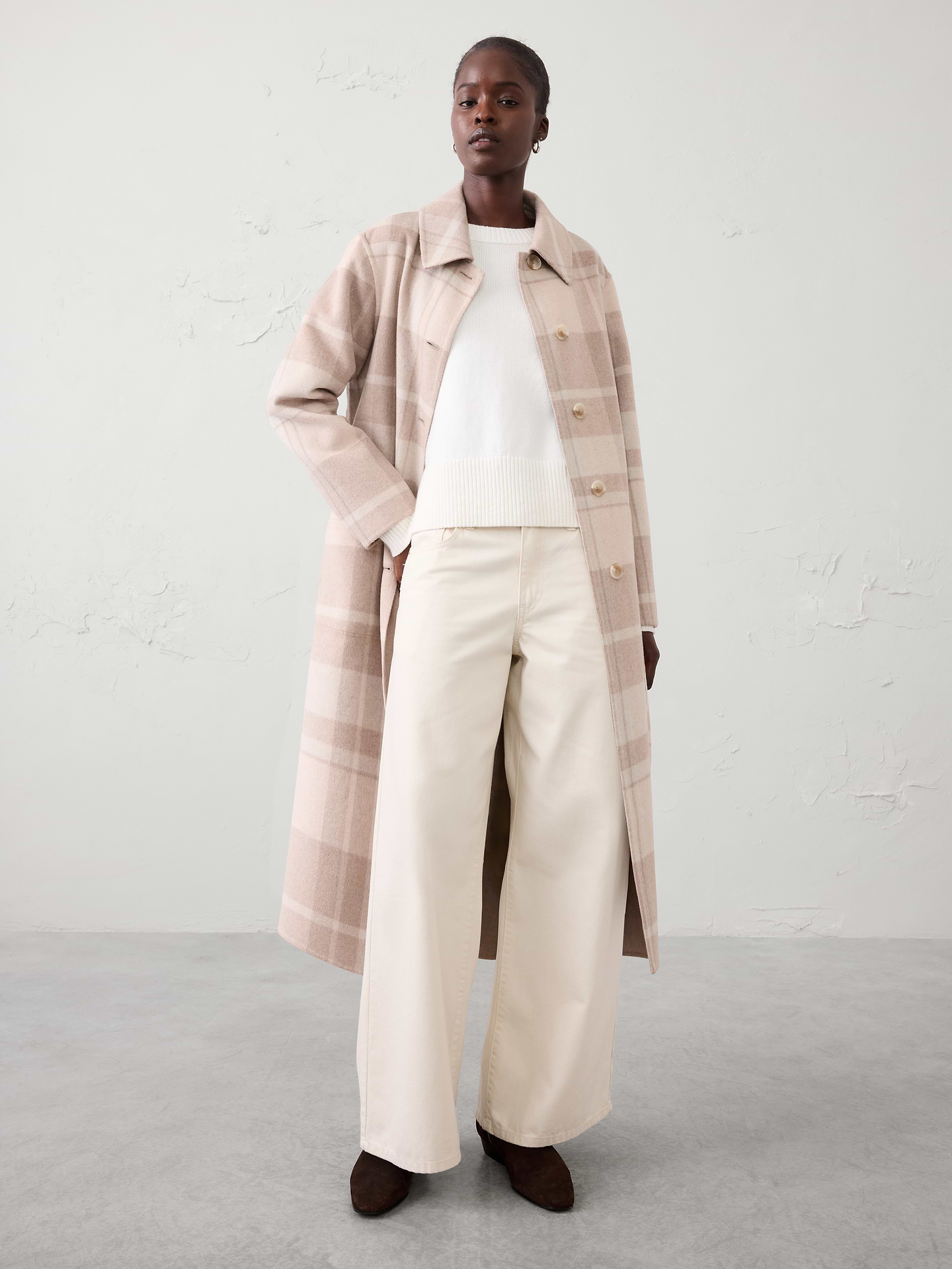 Image number 1 showing, Reversible Double Face Coat