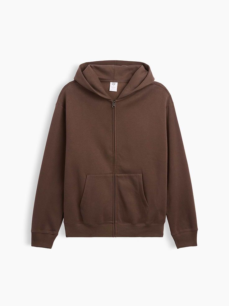 Image number 1 showing, Adult VintageSoft Oversized Zip Hoodie