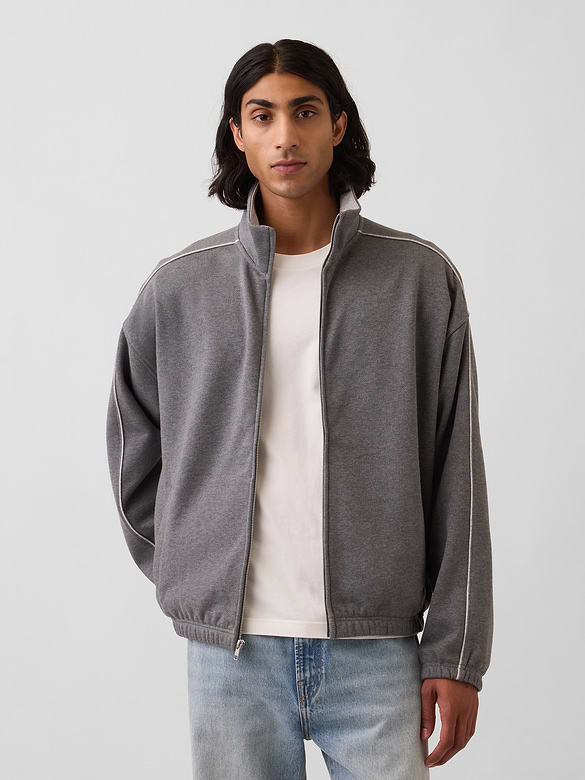 Heavyweight Oversized Zip Jacket