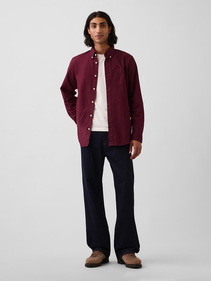 Image 2 de 5, Chemise oxford à carreaux
