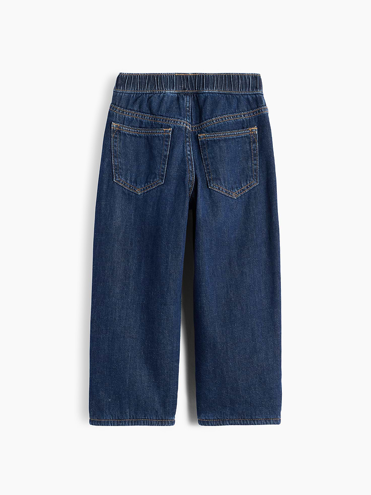 Image 3 of 5, Baby & Toddler Cozy-Lined Baggy Jeans