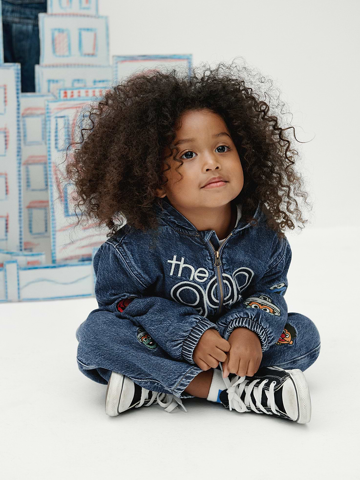 Image number 6 showing, Baby & Toddler Sesame Street Denim Hooded Jacket