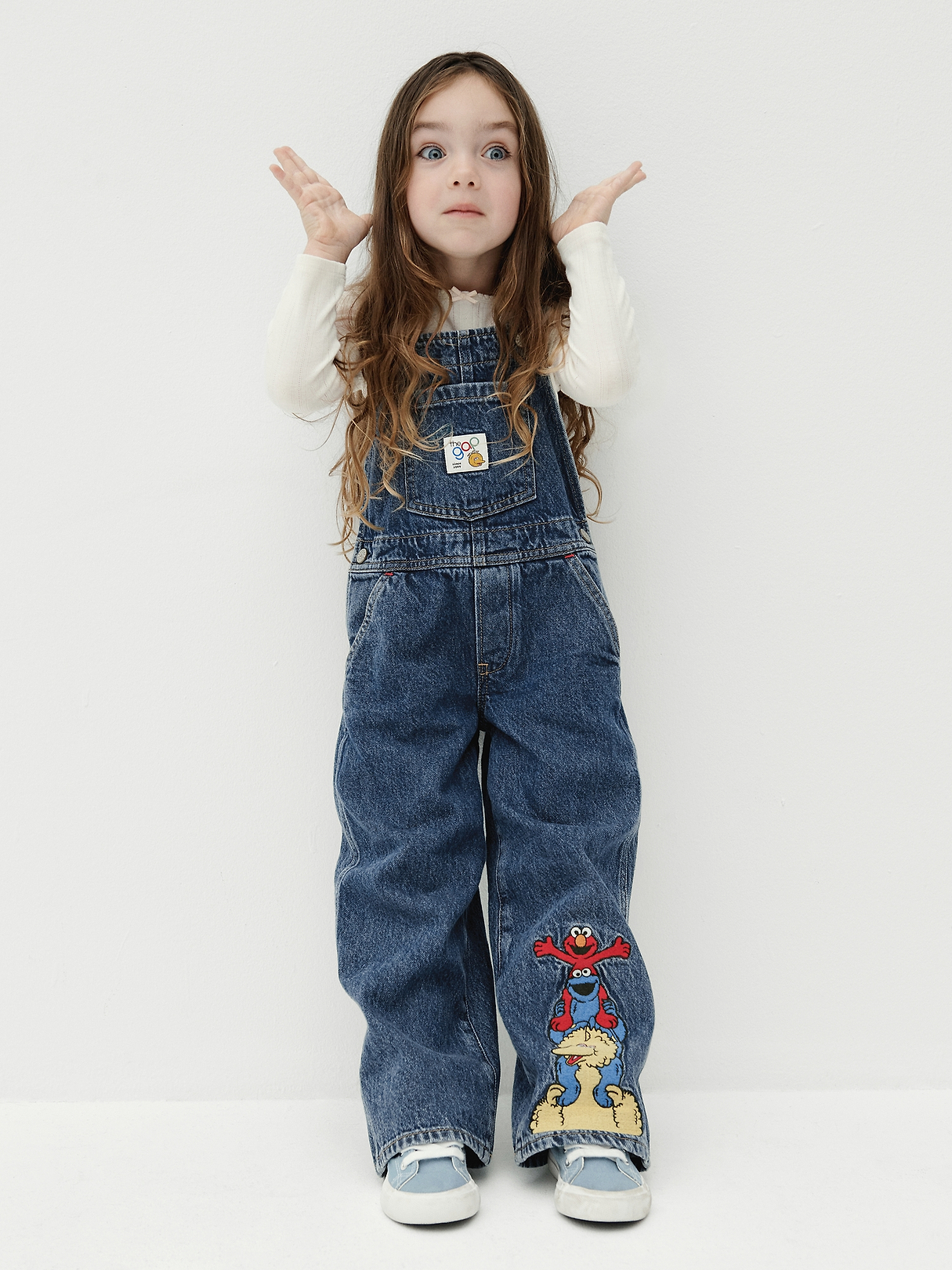 Baby & Toddler Sesame Street Denim Overalls | Gap