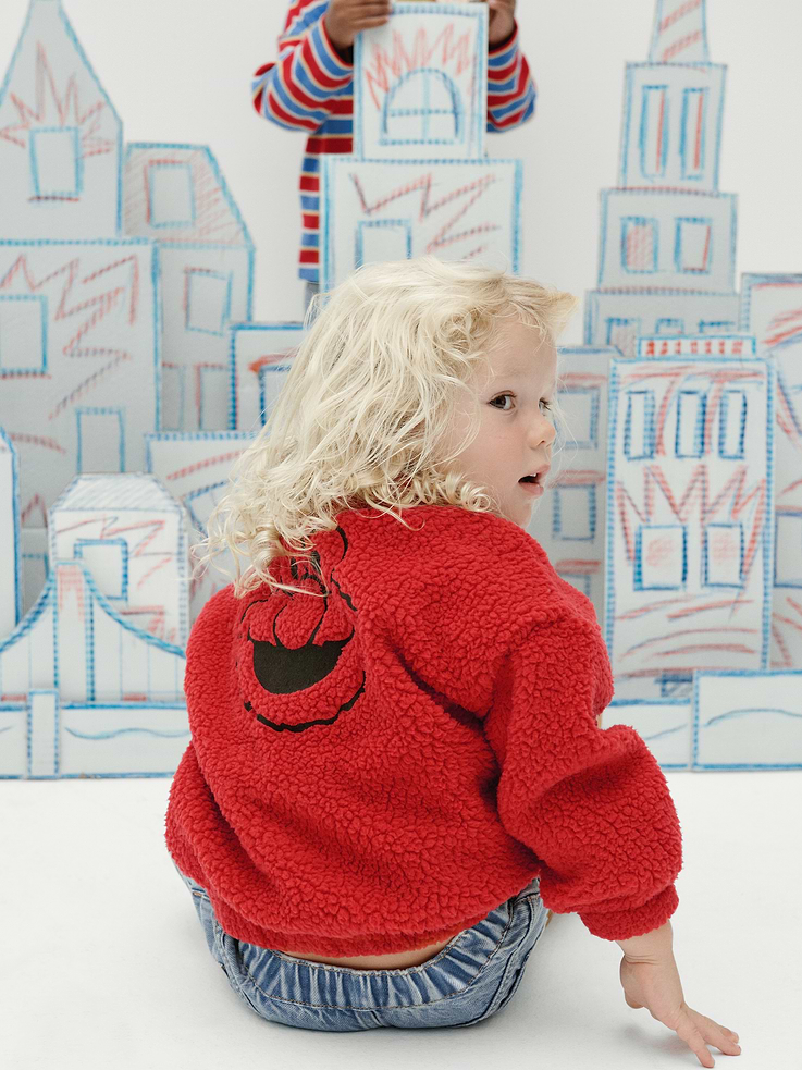 Image number 6 showing, Baby & Toddler Sesame Street Sherpa Zip Jacket