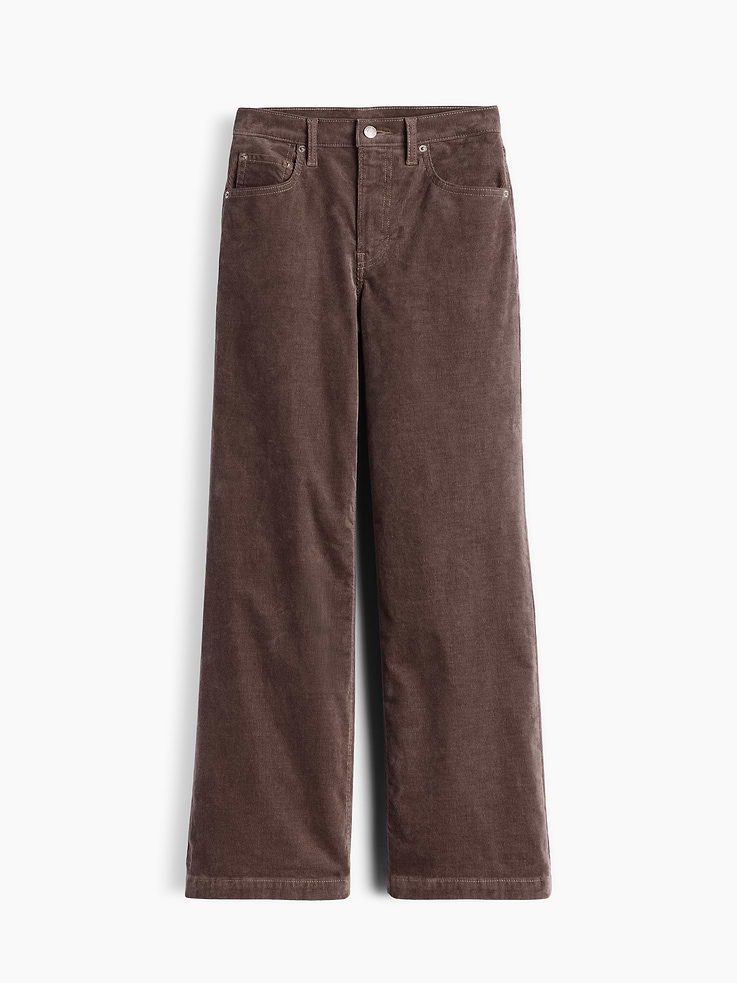 Image number 7 showing, High Rise Corduroy Stride Wide-Leg Pants