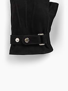 Image 2 of 2, Suede Fingerless Gloves