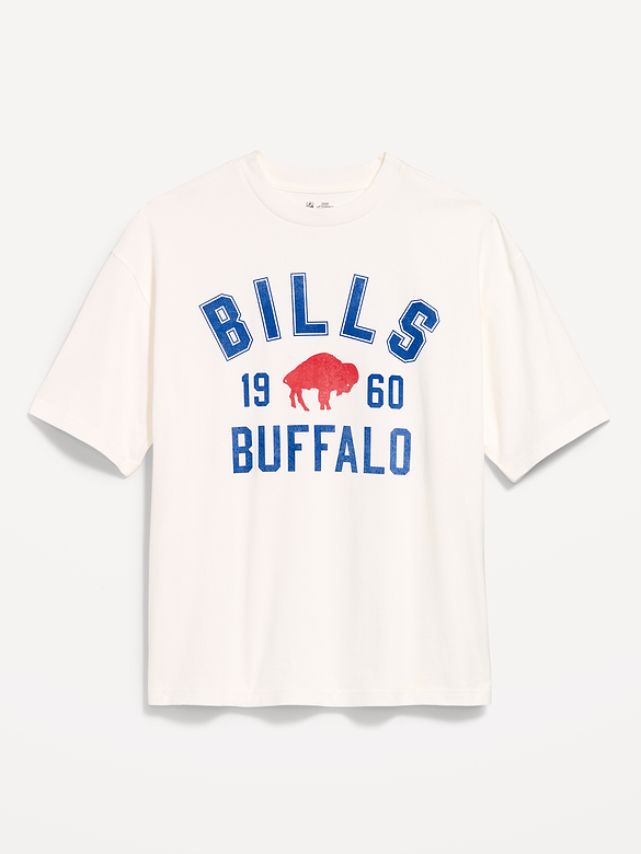 T-shirt surdimensionné à imprimé des Buffalo Bills pour homme