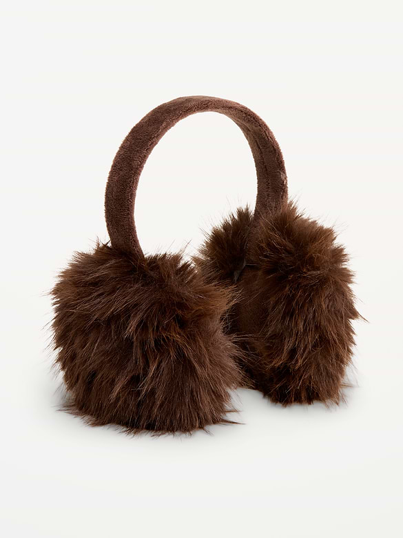 Faux-Fur Earmuffs for Women