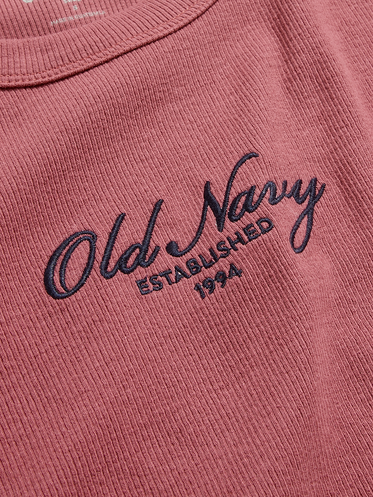 Image 5 of 7, Snug Graphic Ribbed T-Shirt