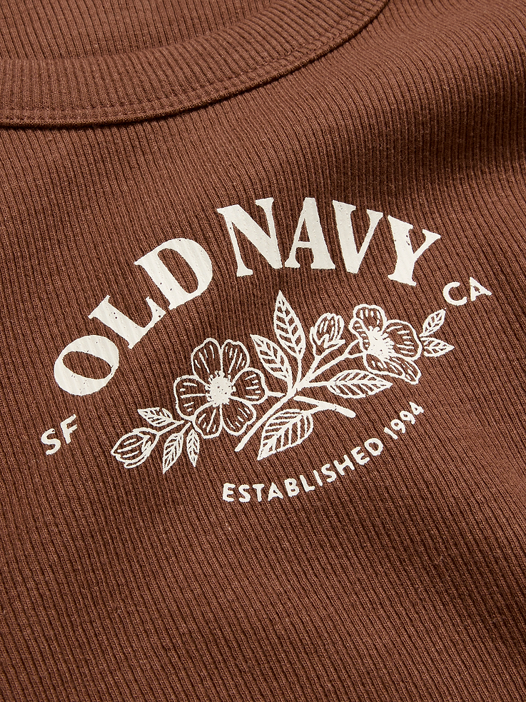 Image 5 of 9, Snug Graphic Ribbed T-Shirt