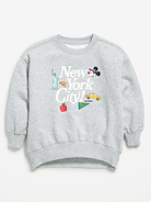 Image 3 of 4, Disney© Favorite Fleece Oversized Tunic Sweatshirt for Girls