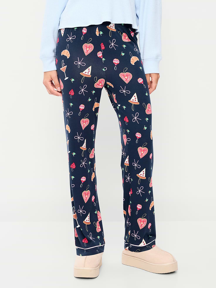 Image 1 of 6, Knit jersey so unbelievably soft and stretchy., elasticized mid-rise waist, pull-on style, prints vary, Product #422111