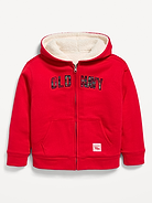 Image 1 of 3, built-in hood, long sleeves, hand-warming pockets, logo graphic, cozy sherpa lining, Product #1186707