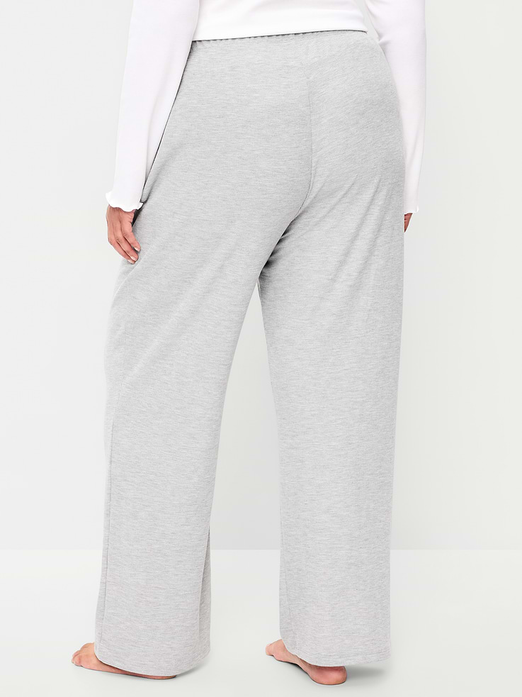 Image 9 of 9, Waffle-Textured Pajama Pants