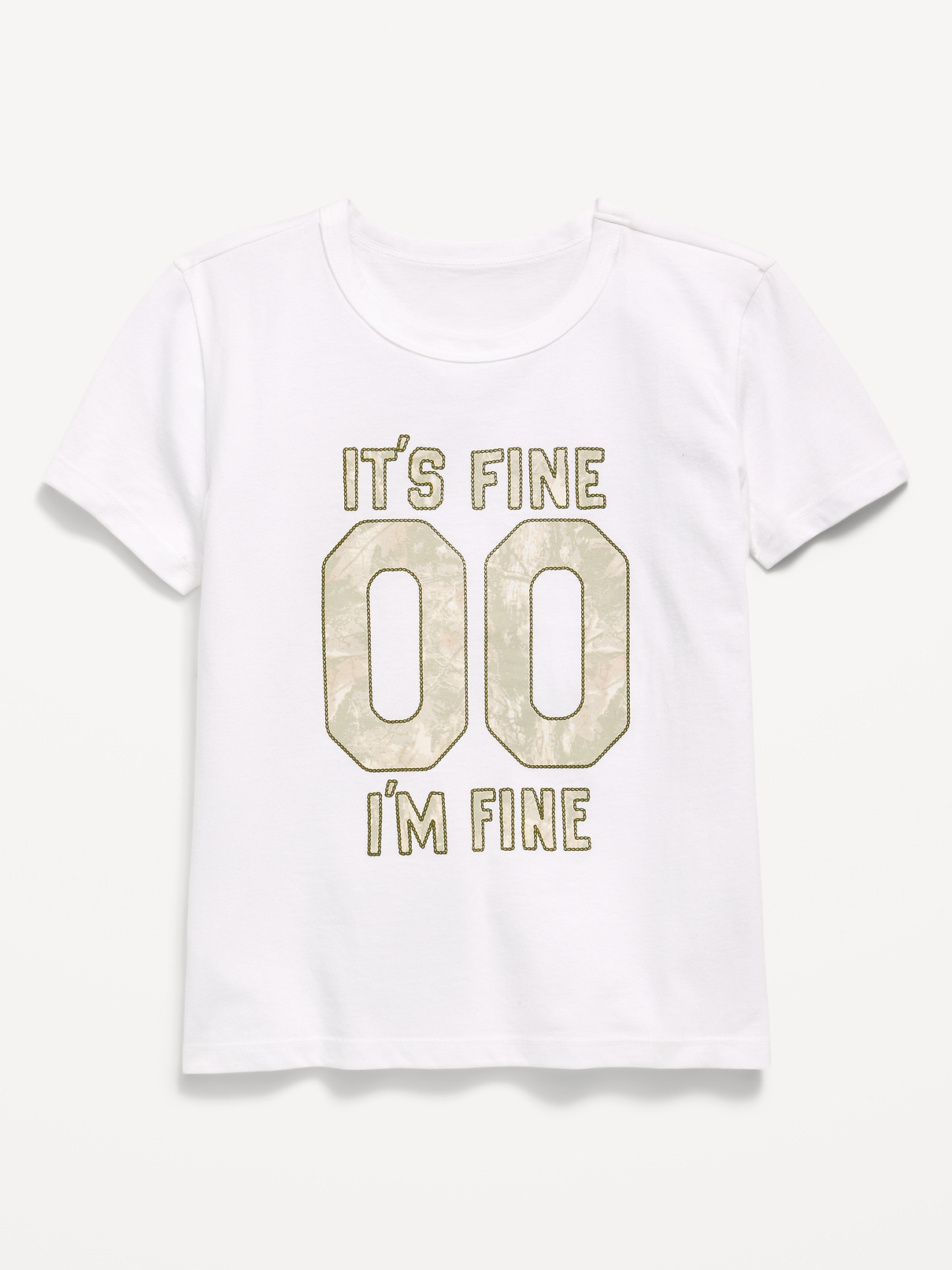 Image number 1 showing, Short-Sleeve Graphic T-Shirt for Girls