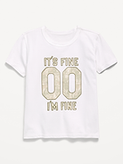 Image number 1 showing, Short-Sleeve Graphic T-Shirt for Girls