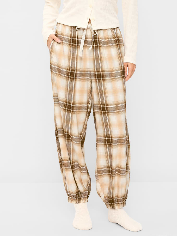 Image 1 of 7, elastic tie waist and cuffs, pull-on style, Product #909530