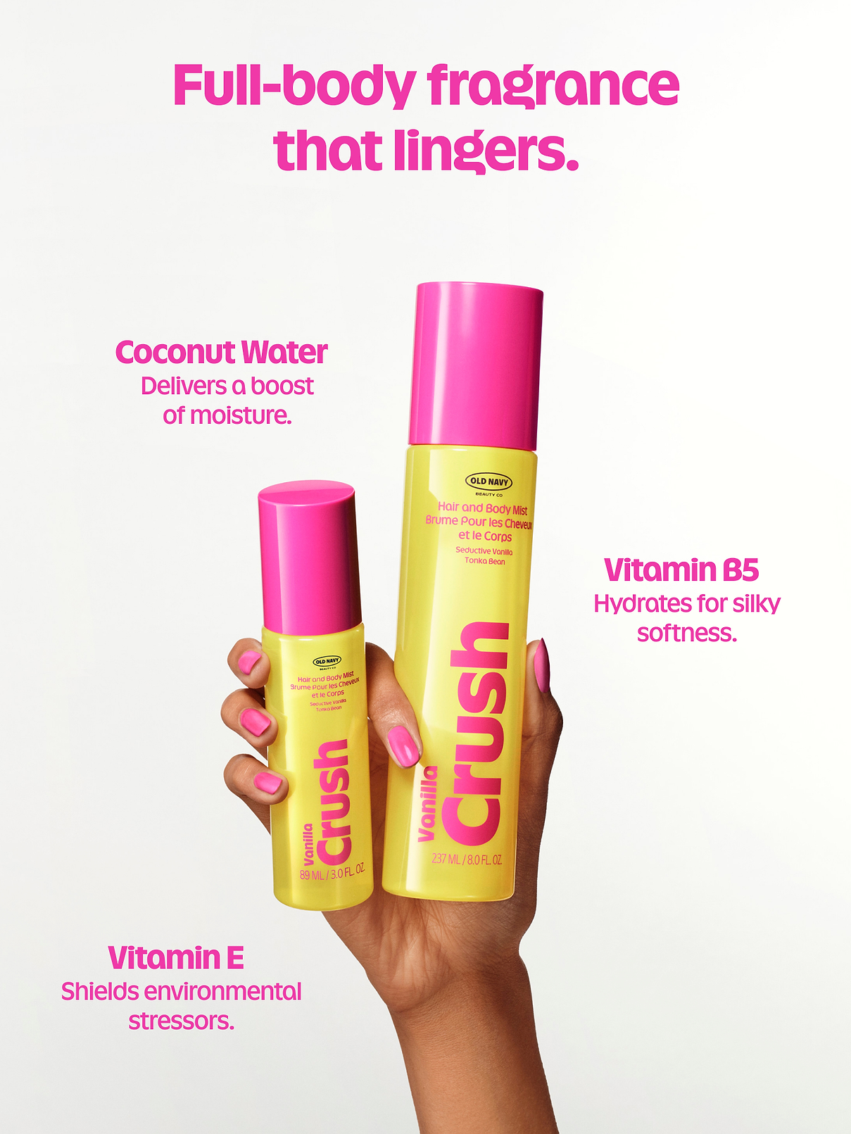 Image 2 of 4, Vanilla Crush Hair & Body Mist -- 3 oz.