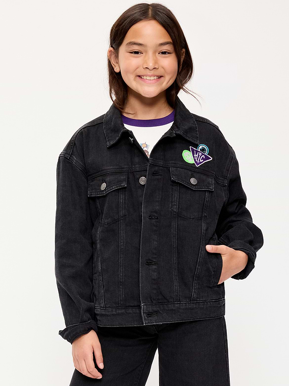 Old Navy x Netflix Stranger Things: Tales From '85 Denim Trucker Jacket for Kids