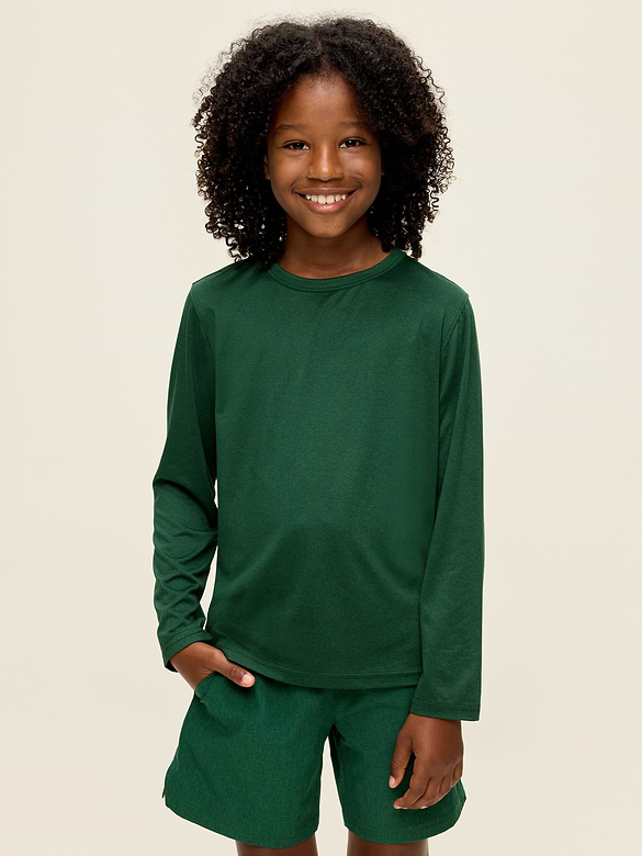 CloudMotion Long-Sleeve Performance T-Shirt for Boys