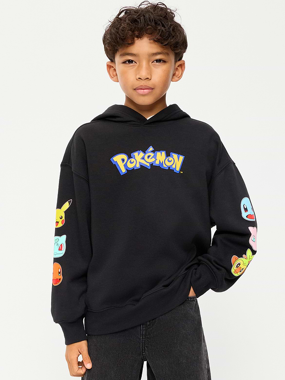 Pokémon™ Gender-Neutral Oversized Pullover Hoodie for Kids