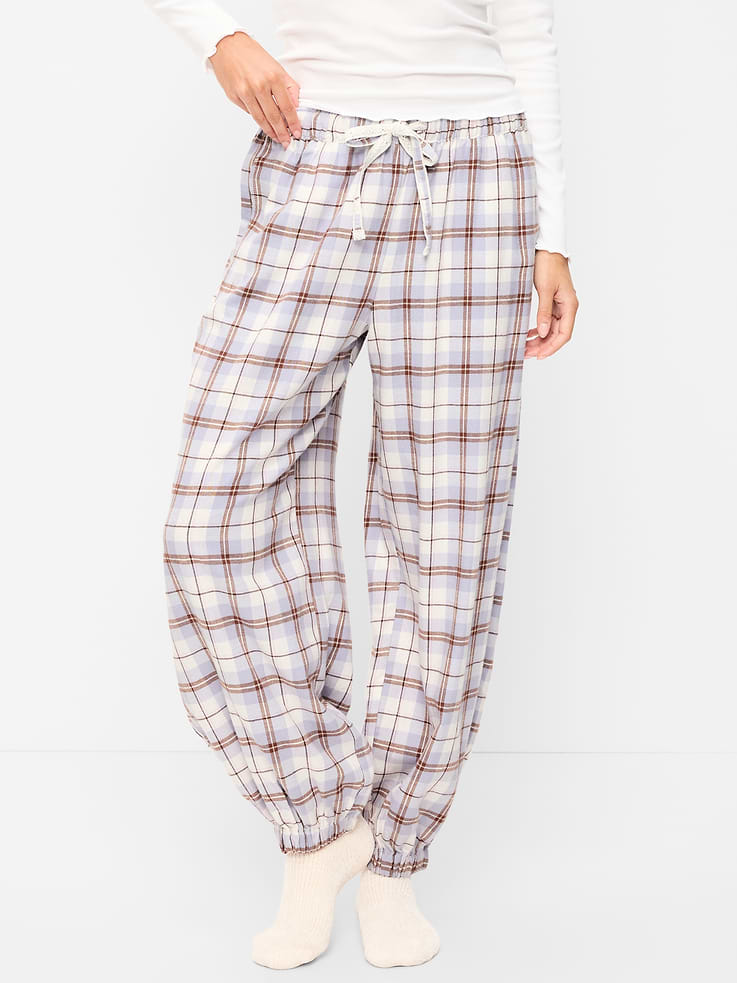 Image 1 of 9, elastic tie waist and cuffs, pull-on style, Product #909530