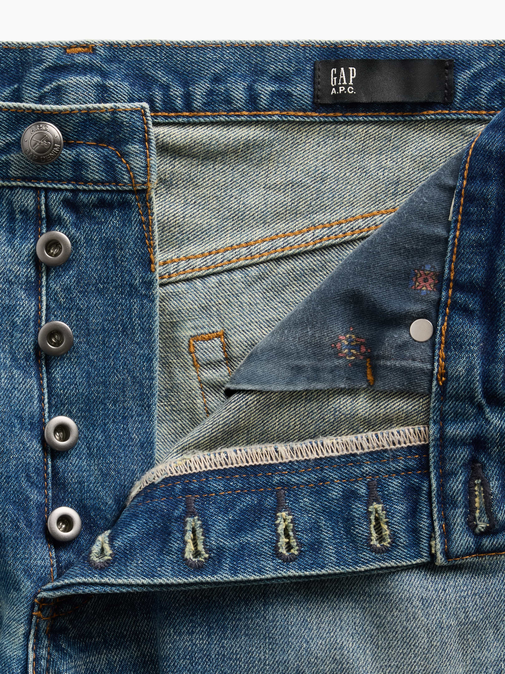 Gap × A.P.C. Japanese Denim Relaxed Straight Jeans | Gap