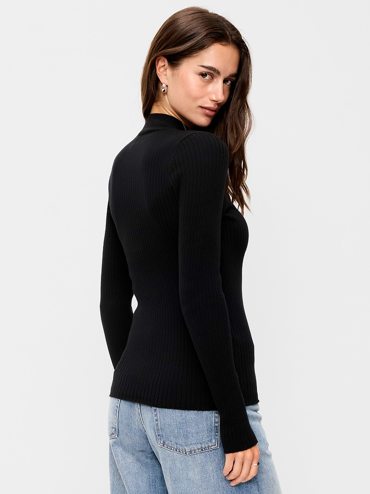 Image 2 of 6, Slim-Fit Ribbed Turtleneck