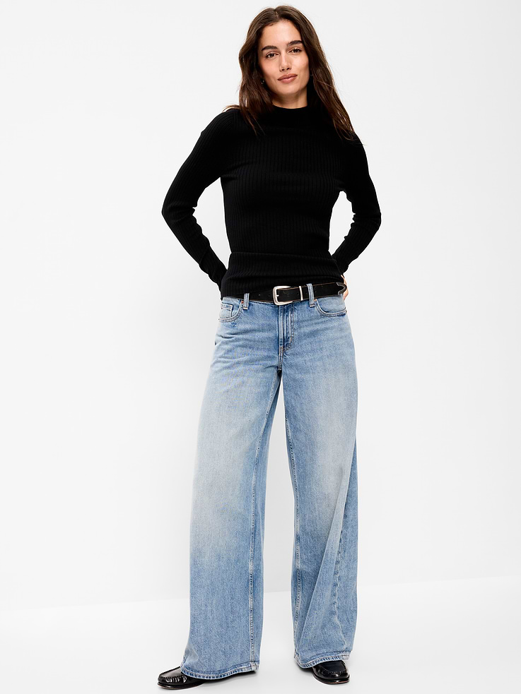 Image 3 of 6, Slim-Fit Ribbed Turtleneck