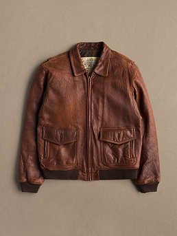 Archive Textured Leather Jacket Men's Size 40 | Banana Republic