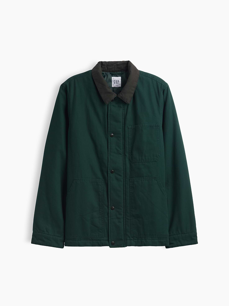 Image number 5 showing, Relaxed Canvas Chore Jacket