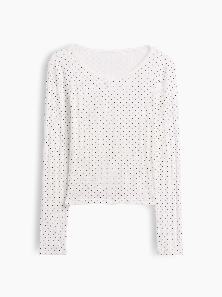 Image 2 de 4, T-shirt en tricot pointelle pour Enfant