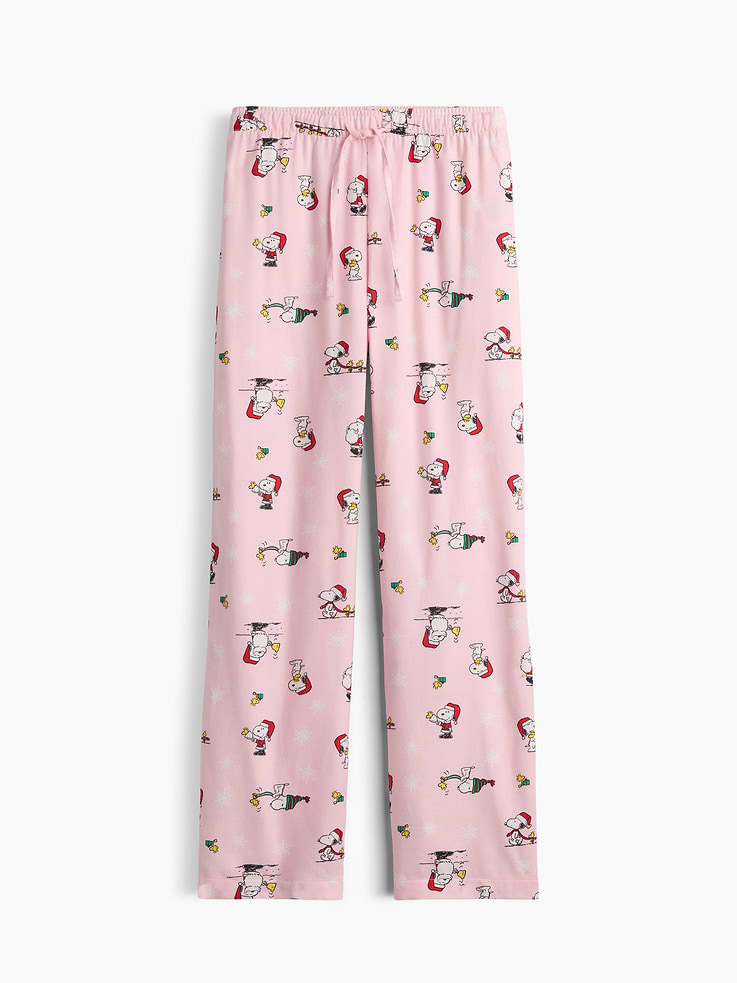 Image 4 of 4, Peanuts Flannel PJ Pants