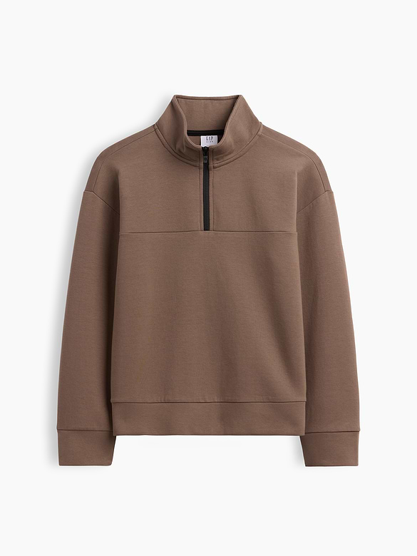 Kids Relaxed Quarter-Zip Tech Sweatshirt