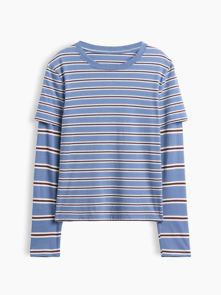 Image 5 of 5, Organic Cotton VintageSoft Double-Layer T-Shirt
