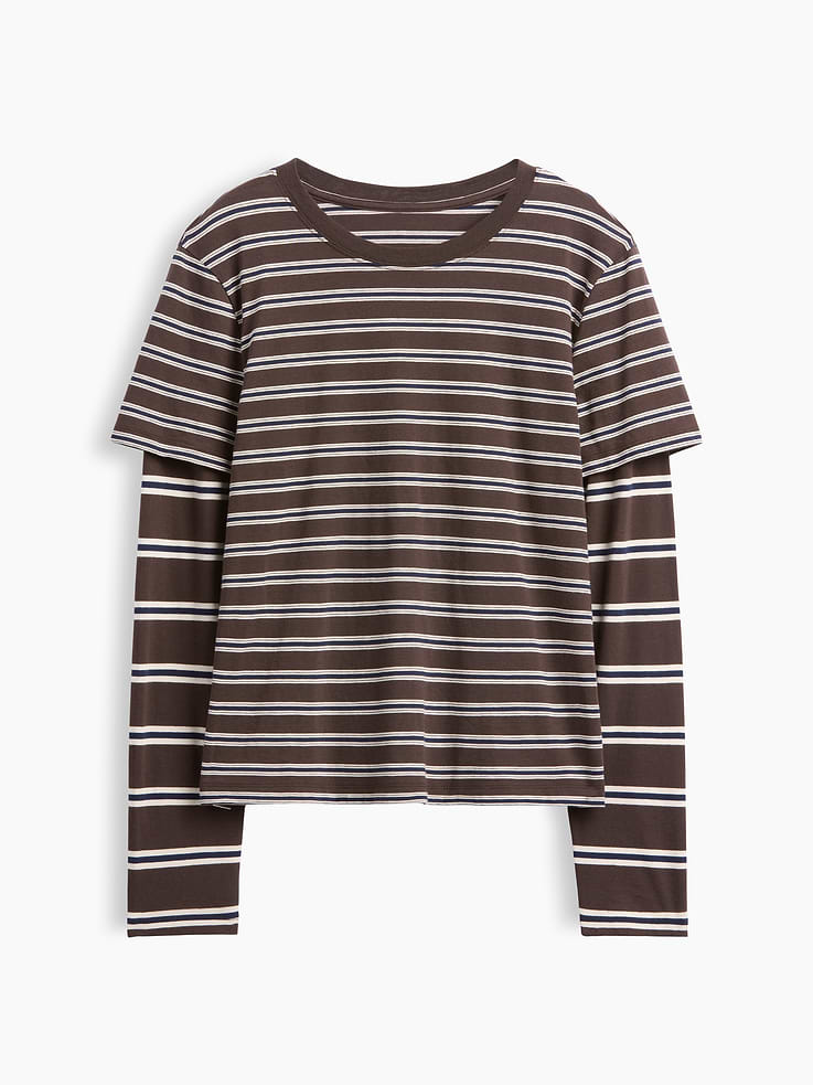 Image number 5 showing, Organic Cotton VintageSoft Double-Layer T-Shirt